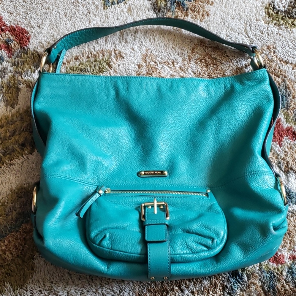 Michael Kors Medium Sized Tote in Aqua Color